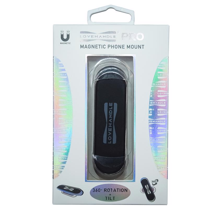 LoveHandle Black/Silver Magnetic Cell Phone Car Mount For All Mobile Devices