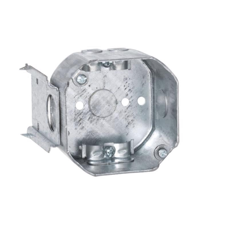 Southwire 54171-JBR-UPC New and Old Work Octagon Box Mount, Steel