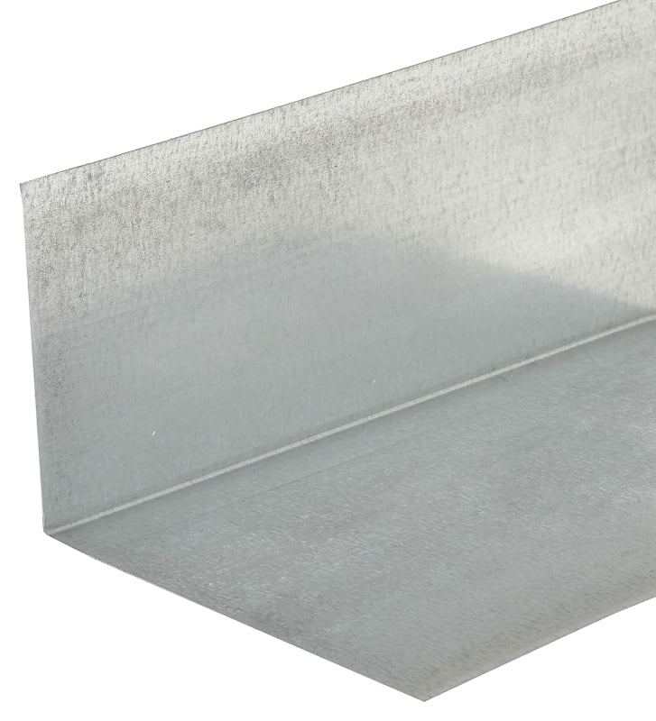 Amerimax AF264060-U Angle Flashing, 10 ft L, 4 in W, 26 ga Gauge, Galvanized