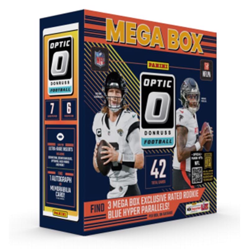 Panini 2024 Donruss Optic Football Mega Box Trading Card Multicolored 42 pc