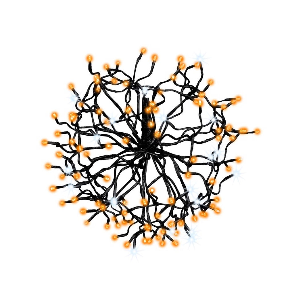 Celebrations 20SSBORTA Orange LED Prelit Sphere Hanging Decor