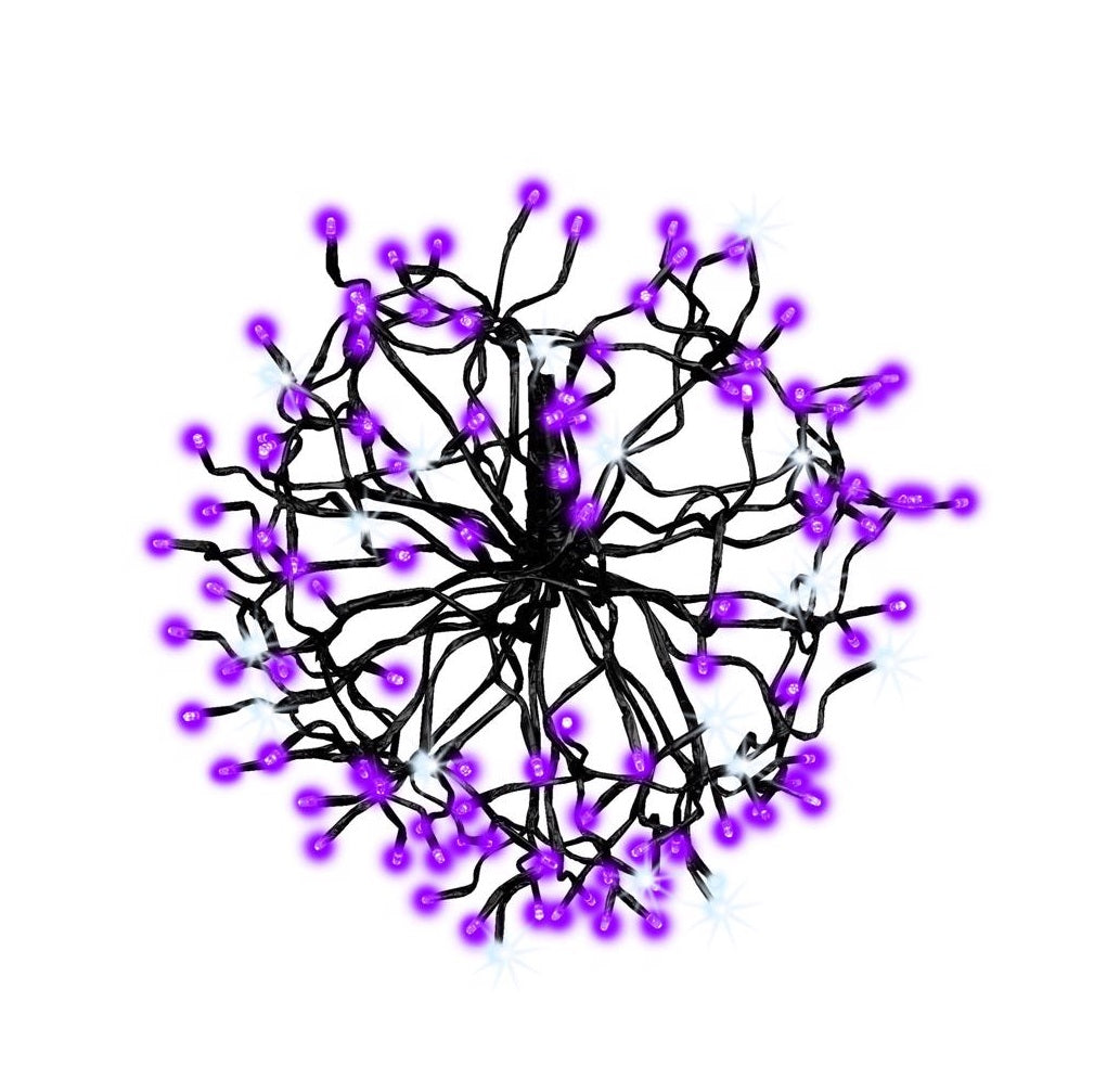Celebrations 20SSBPLTA Purple LED Prelit Sphere Hanging Decor
