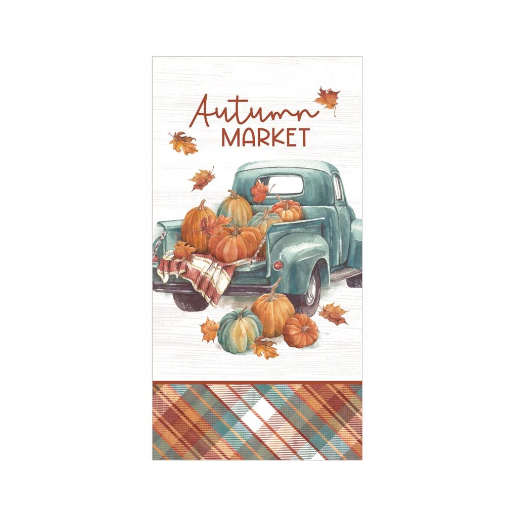 Kay Dee H7090 Autumn Market Kitchen Towel, Pumpkins