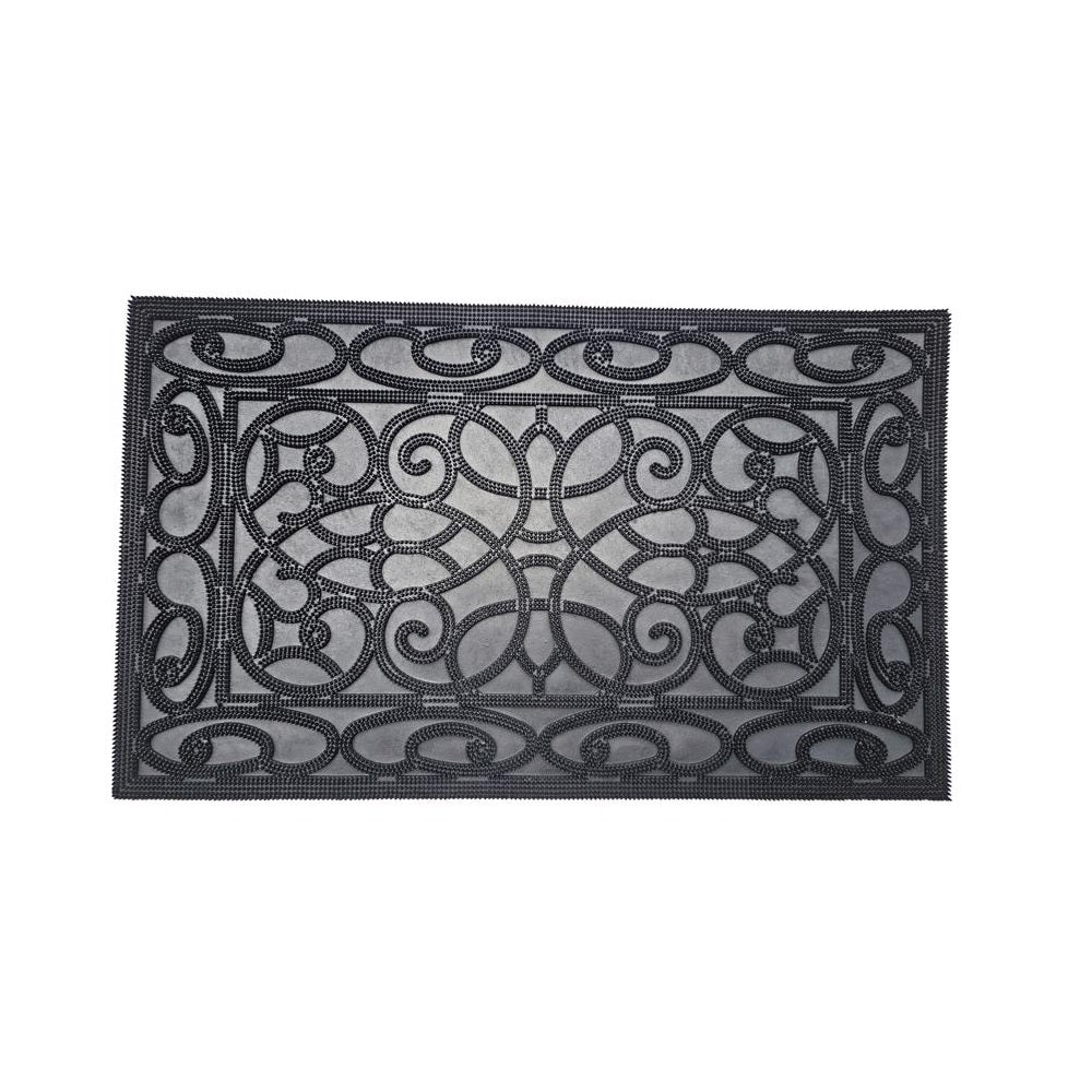Rockport Premium TAH1830-04 Tahoe Scroll Scraper Mat, Black
