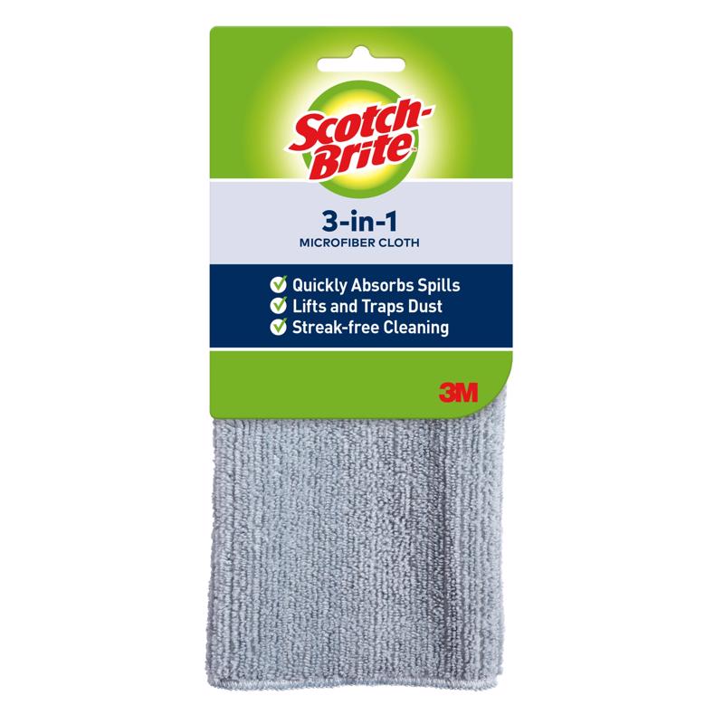 Scotch-Brite 9070 Microfiber Dusting Cloth 12 in. W X 14 in. L