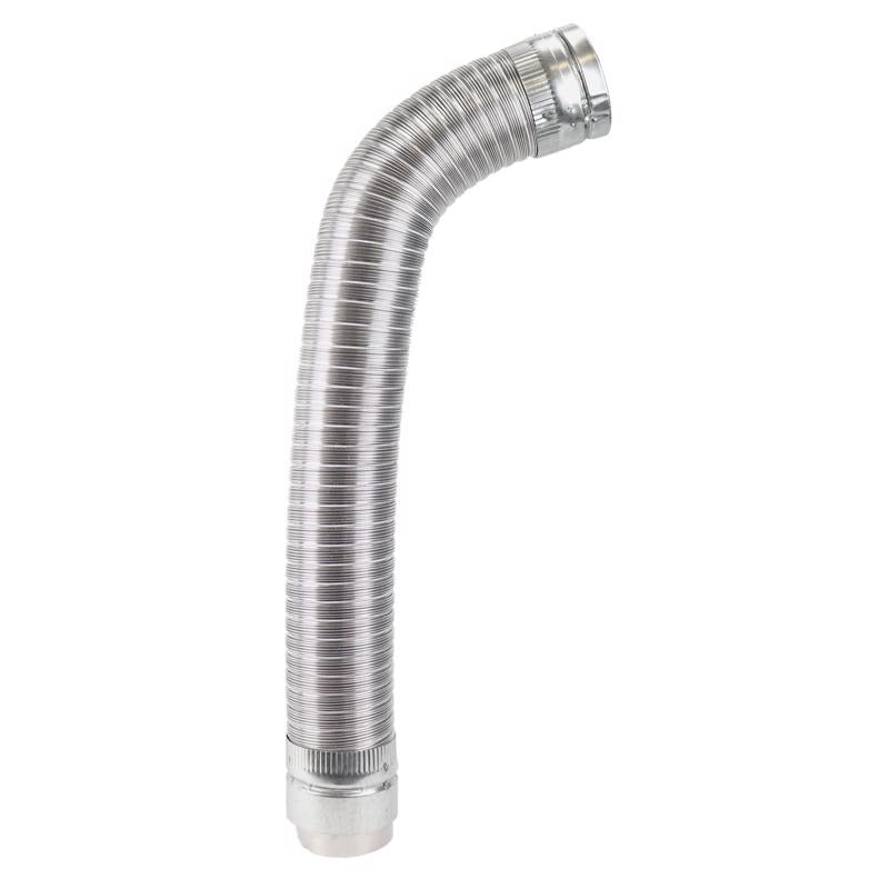 Selkirk 4EFC-5S  Aluminum/Galvanized Steel Gas Vent Connector, 4 in. D X 60 in. L