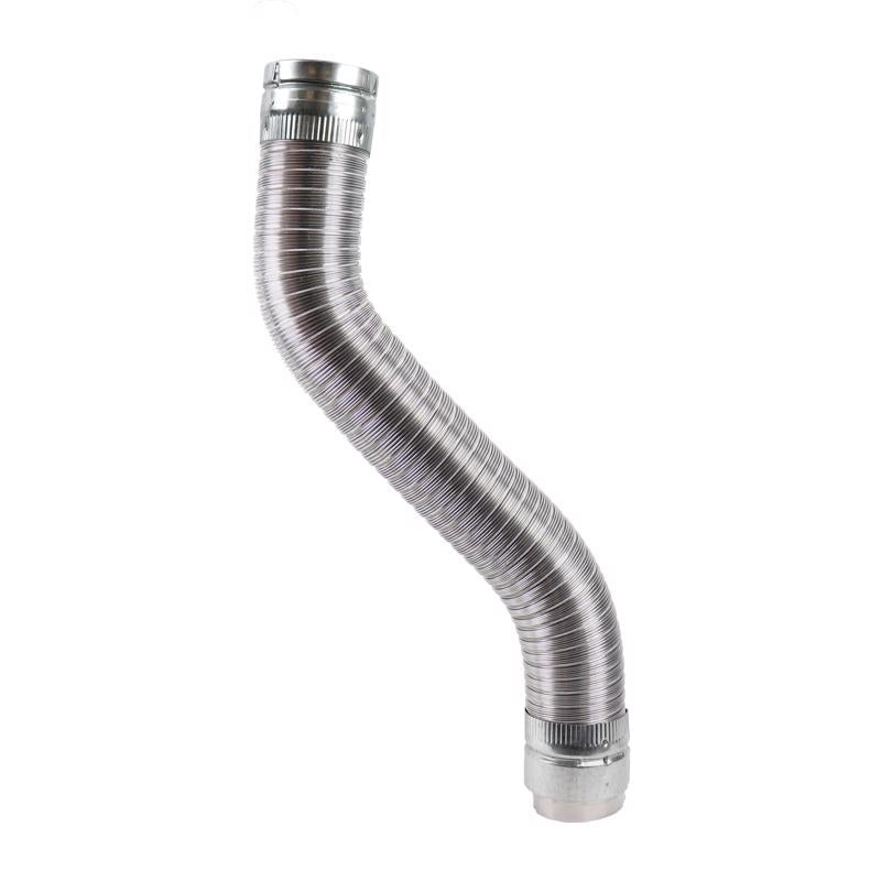 Selkirk 4EFC-5S  Aluminum/Galvanized Steel Gas Vent Connector, 4 in. D X 60 in. L