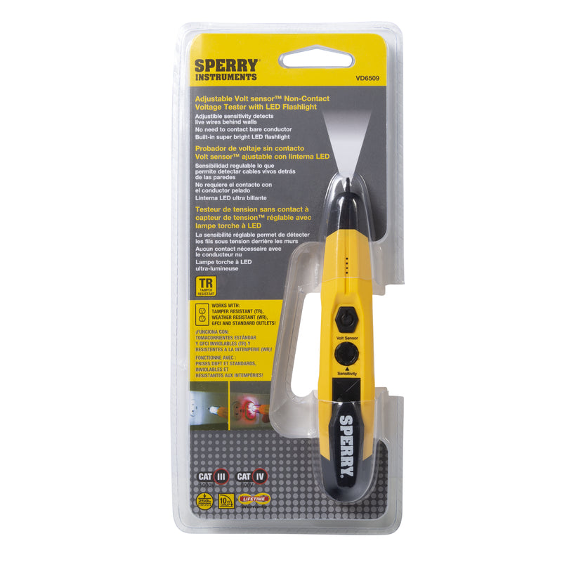 Sperry VD6509 Voltage Detector, Black/Yellow