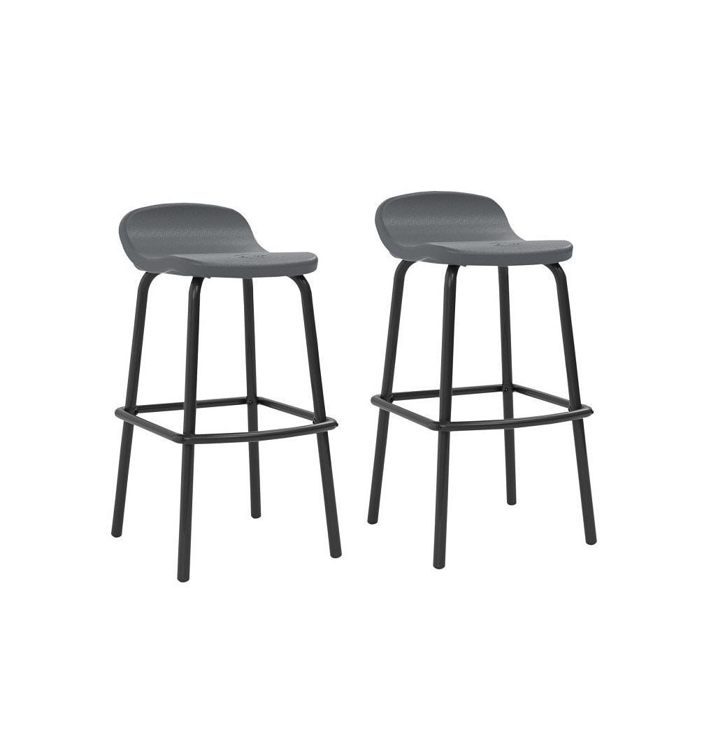 Suncast BMBS2PK Outdoor Bar Stool, 300 lb, 2 pack