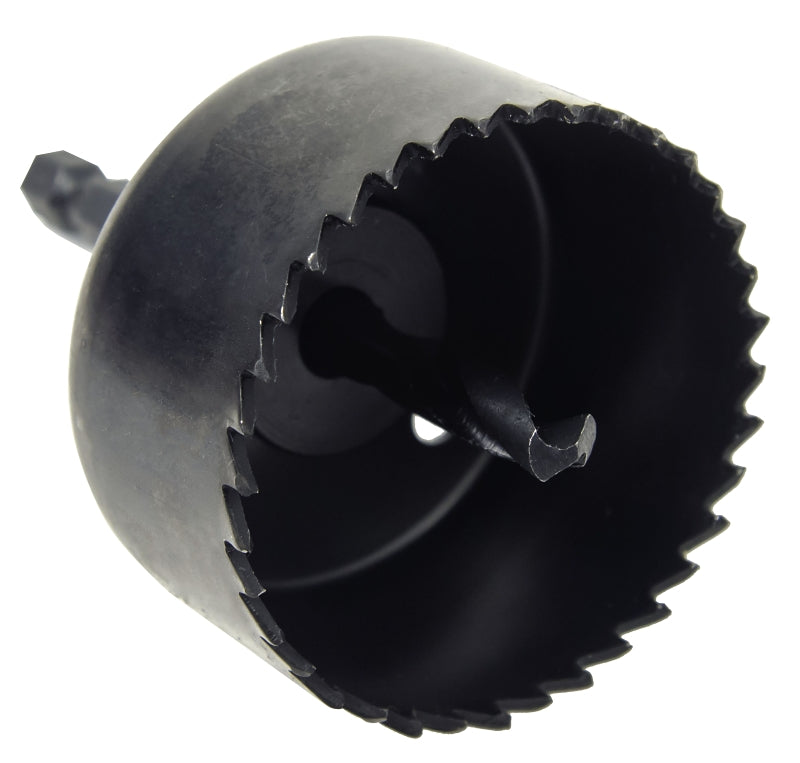 Vulcan 941371OR (	P825) Hole Saw, 1-1/2 in Dia, 3/4 in D Cutting, 3 in Arbor, HCS Cutting Edge, 3 in Pilot Drill