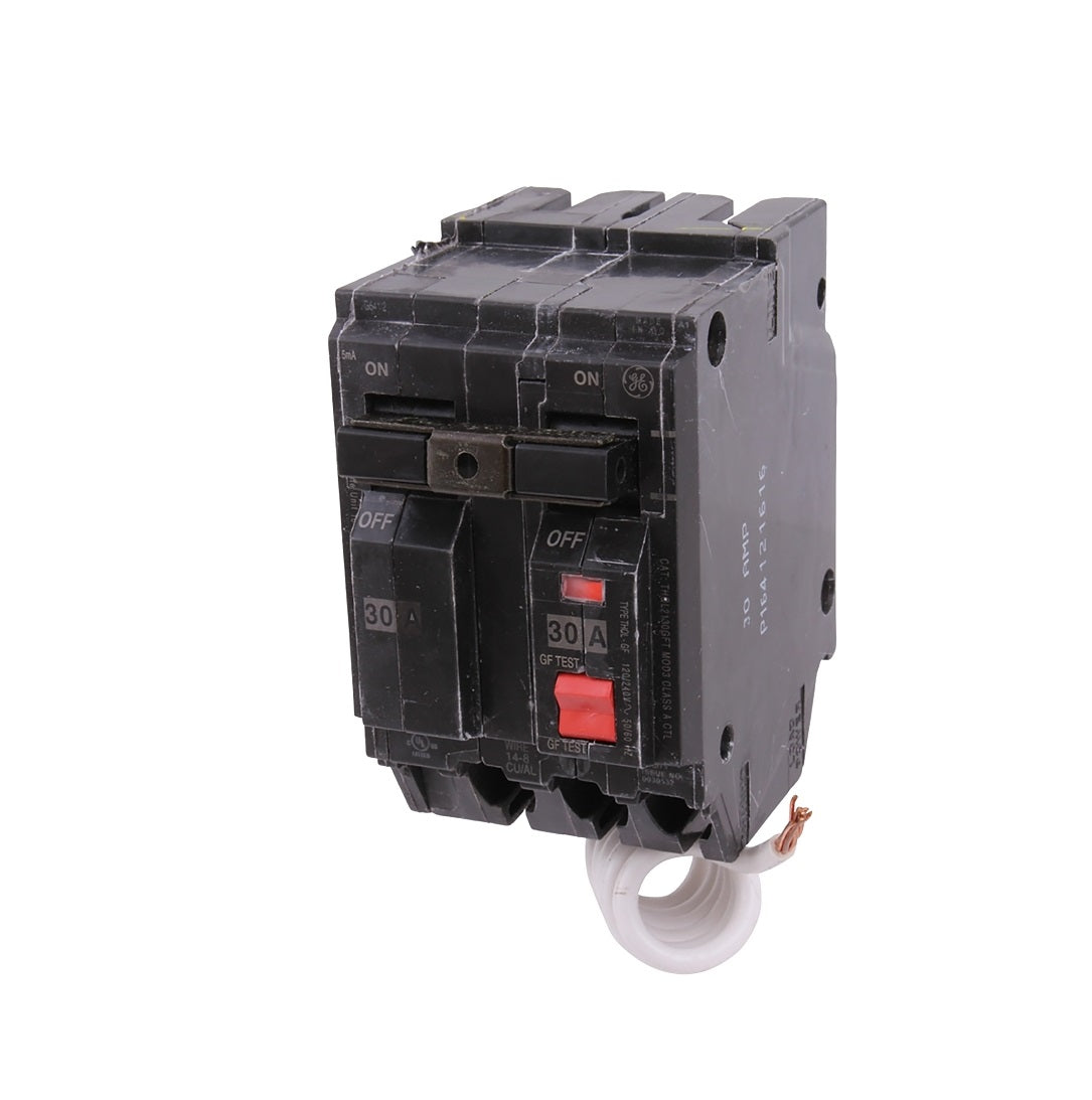 GE THQL2130GFTP Feeder Circuit Breaker, 30 Amp, 2 -Pole