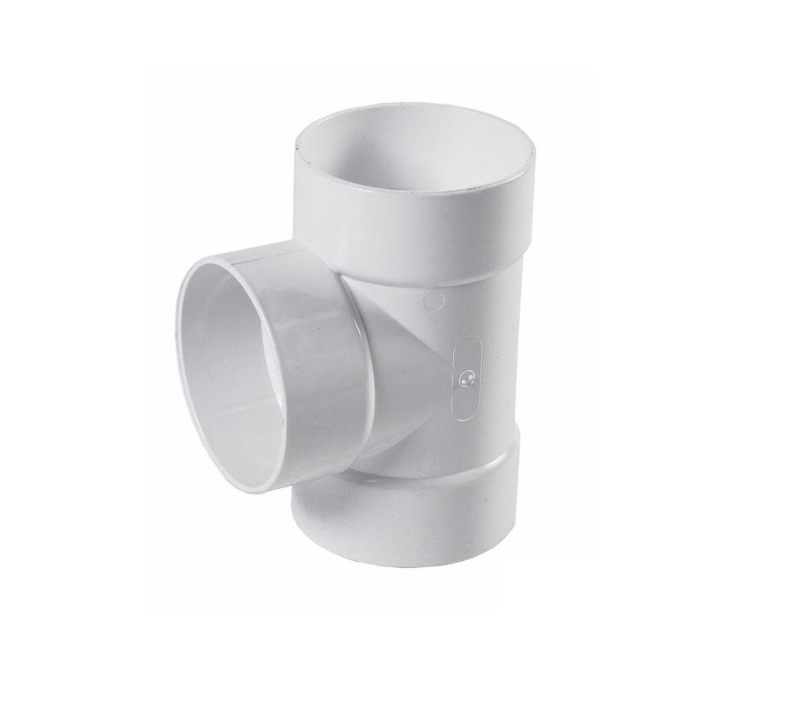 NDS 4P01 Straight Tee, PVC, 4 inches