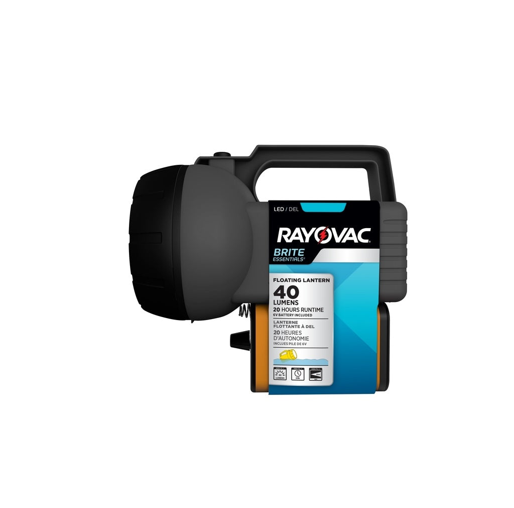 Rayovac BELN6V-BTA Brite Essentials Floating Lantern, Black, 40 Lumens