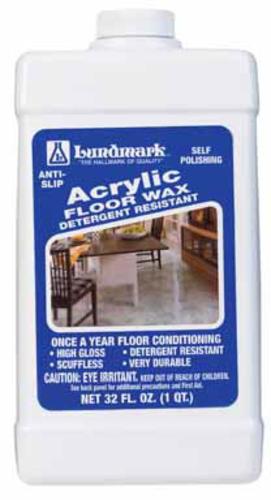 Lundmark 3203F32-6 Acrylic Floor Wax, 1 Quarts