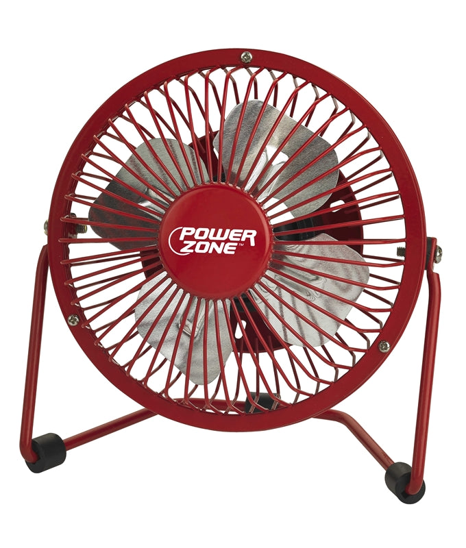 PowerZone FE-20 Personal Mini Fan, 4", Assorted Color