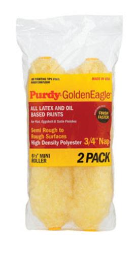 Purdy 140605065 Golden Eagle Mini Roller Cover, 6.5" x 3/4", Pk/2