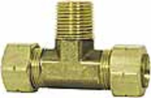 Imperial 91172 Compression Fitting Male Branch Tee, Brass