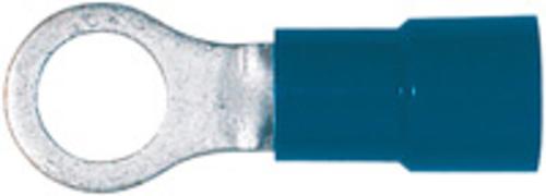 Imperial 71806 Vinyl Insulated Large Gauge Wire Ring Terminal 1/4" - Blue Pkg/20