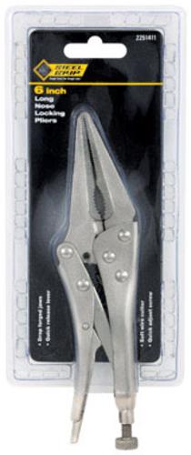 Steelgrip 2251411 Long Nose Locking Plier, 6"