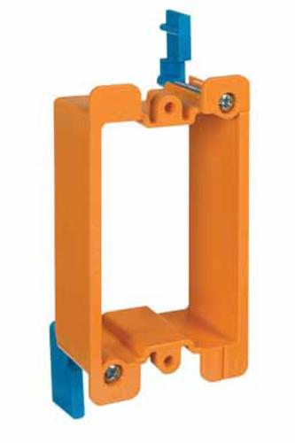 Carlon B100R-CRD 1 Gang Low Voltage Outlet Box, 1/8" To 1-1/8"