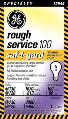 buy rough service light bulbs at cheap rate in bulk. wholesale & retail lighting goods & supplies store. home décor ideas, maintenance, repair replacement parts