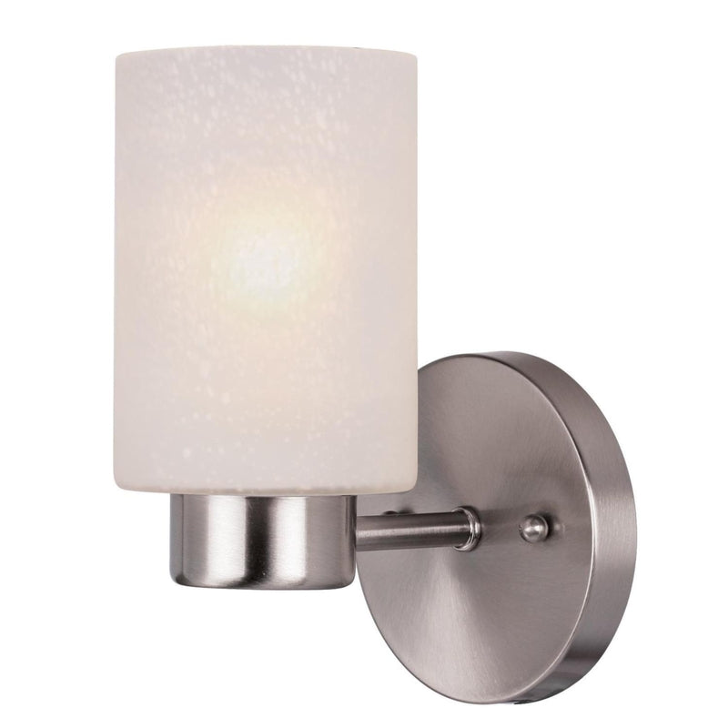 Westinghouse 62278 Sylvestre 1-Light Wall Sconce, Brushed Nickel