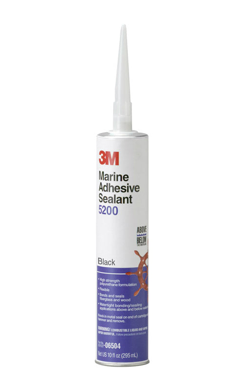 3M 6504 Marine Adhesive And Sealant 5200, Black