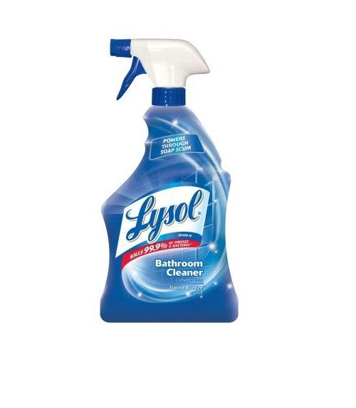 Lysol 1920002699 Bathroom Cleaner, Island Breeze Scent, 32 Oz
