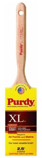 Purdy 144064325 XL-Bow Nylox Polyester Flat Sash Paint Brush, 2.5"