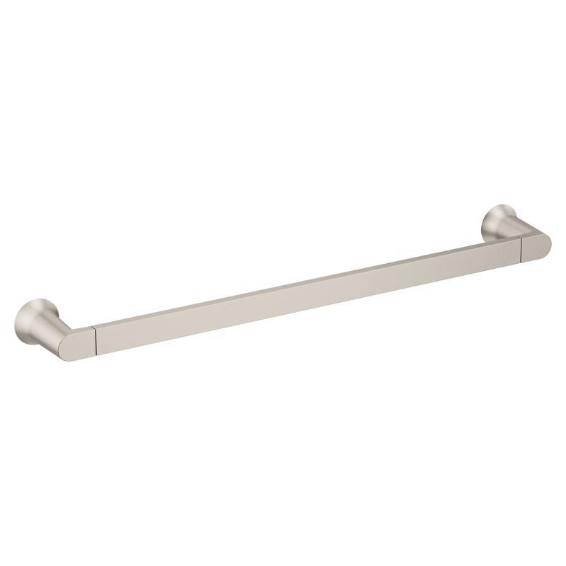 Moen BH3618BN Genta Towel Bar, Brushed Nickel, Silver