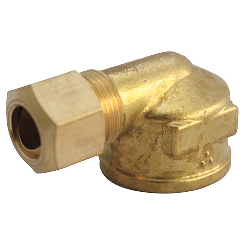 Homeplus+ 6JC121010711036 Compression 90 Degree Elbow, 1/4 Inch x 1/8 Inch