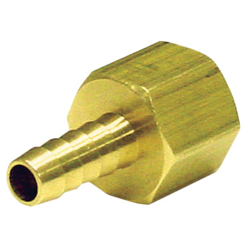 Homeplus+ 6JC126310701039 Hose Barb, Yellow, Brass