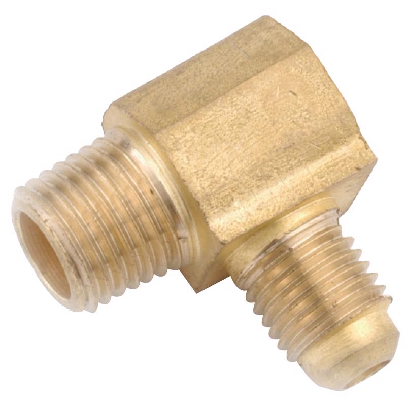Anderson Metals 754049-0402AH 90 Degree Elbow, Brass