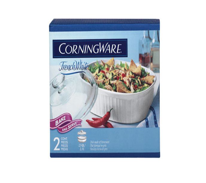 Corningware 1085593 Oval Casserole with Cover, 2-1/2 Quart