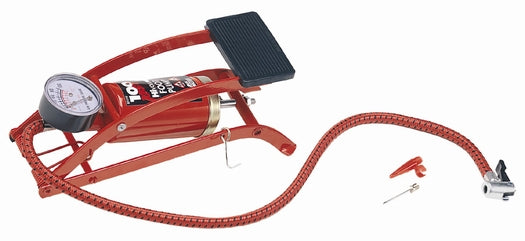 Custom Accessories 57777 Heavy-Duty Compact Foot Pump, 10", 100 psi