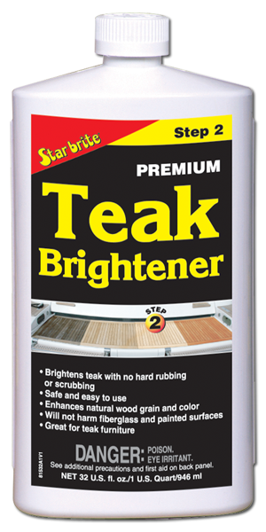 Star Brite 81532 Premium Teak Brightener, 32 Oz