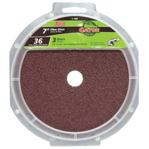 Gatorgrit 3083 Fiber Sanding Disc 7", 36 Grit