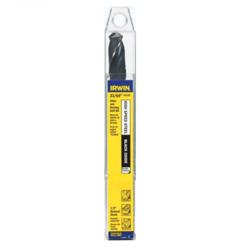 Irwin 91133 Reduced Shank Silver And Deming Drill Bit, 33/64"