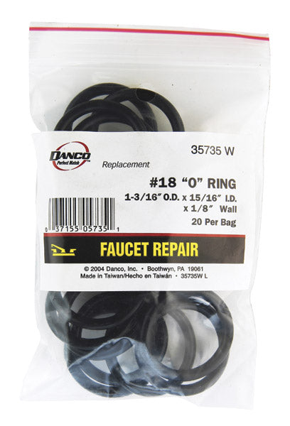 Danco 35735W O-Ring, 15/16 x 1-3/16 x 1/8