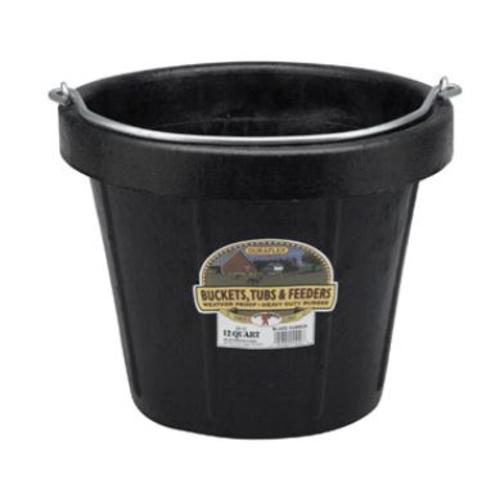 Miller DF-12 Corded Rubber Pail - 12 Qt. Black