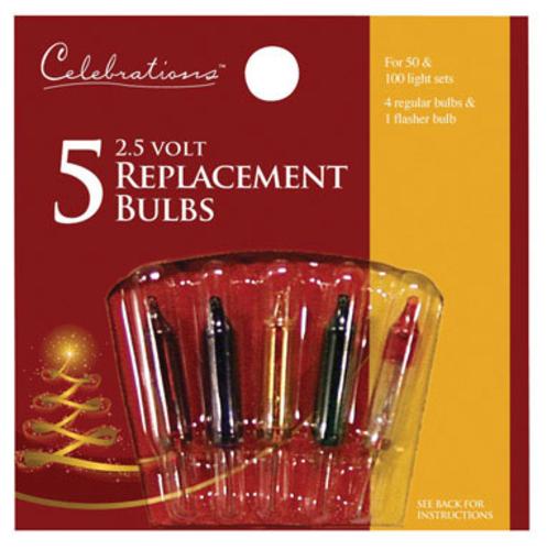 Celebrations 1115-1-71 Mini Replacement Bulb, Multicolor