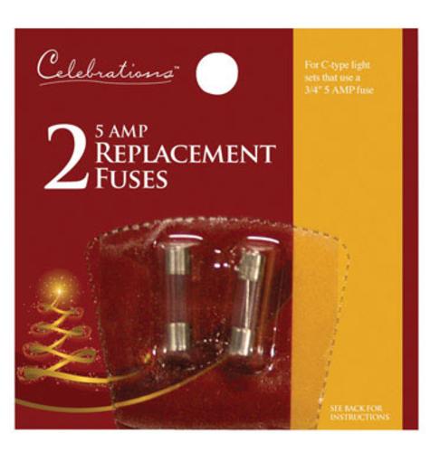 Celebrations 1015-71 Replacement Fuse, 3/4", 5 Amp