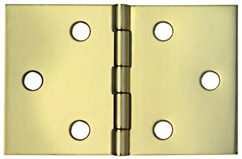 Stanley 803320 Desk Hinge, 1-1/2", Solid Brass