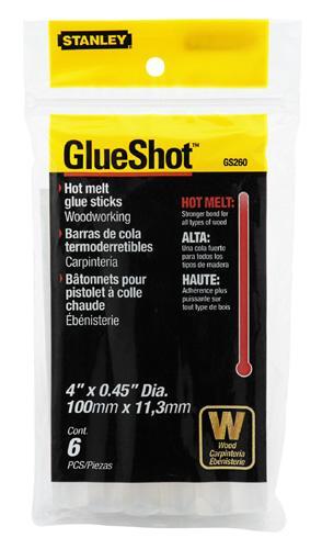Stanley GS260 Wood Working Glue Stick, 4"