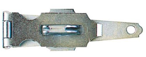 Stanley 75-4680 Fixed Staple Hinge Hasp, Zinc Plated, 3"