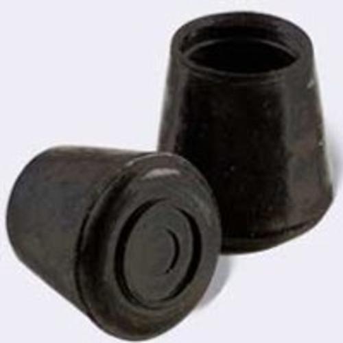 Shepherd Hardware 9129 Rubber Leg Tips, 1-1/8", Black