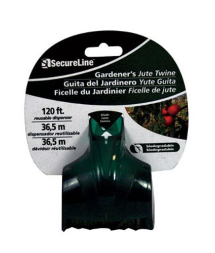 SecureLine  TDJ120-6 Gadners Jute Twine Dispenser, 120'