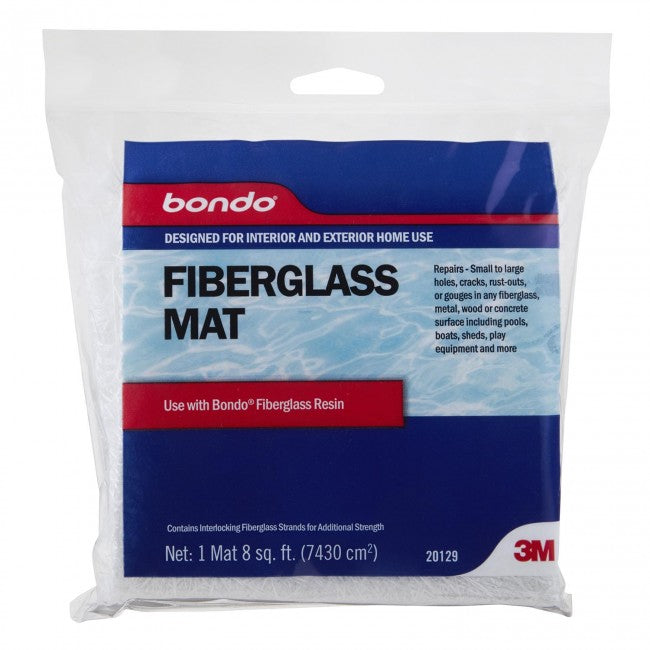 Bondo 20129 Fiberglass Mat, 8 sq.ft