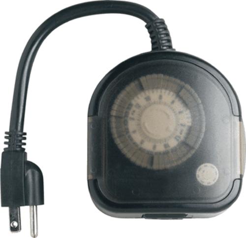 Woods 50011 Outdoor Mechanical Timer, Black, 15Amp