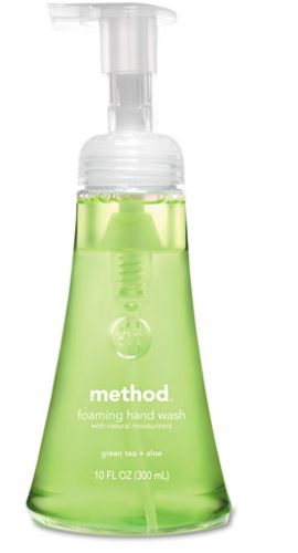 Method 58380400362 Foaming Hand Wash, Green Tea Aloe Foam, 12 Oz